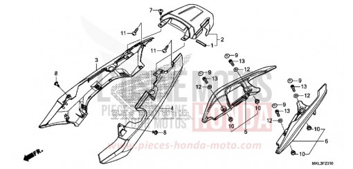 SEAT COWL NC750XAL de 2020